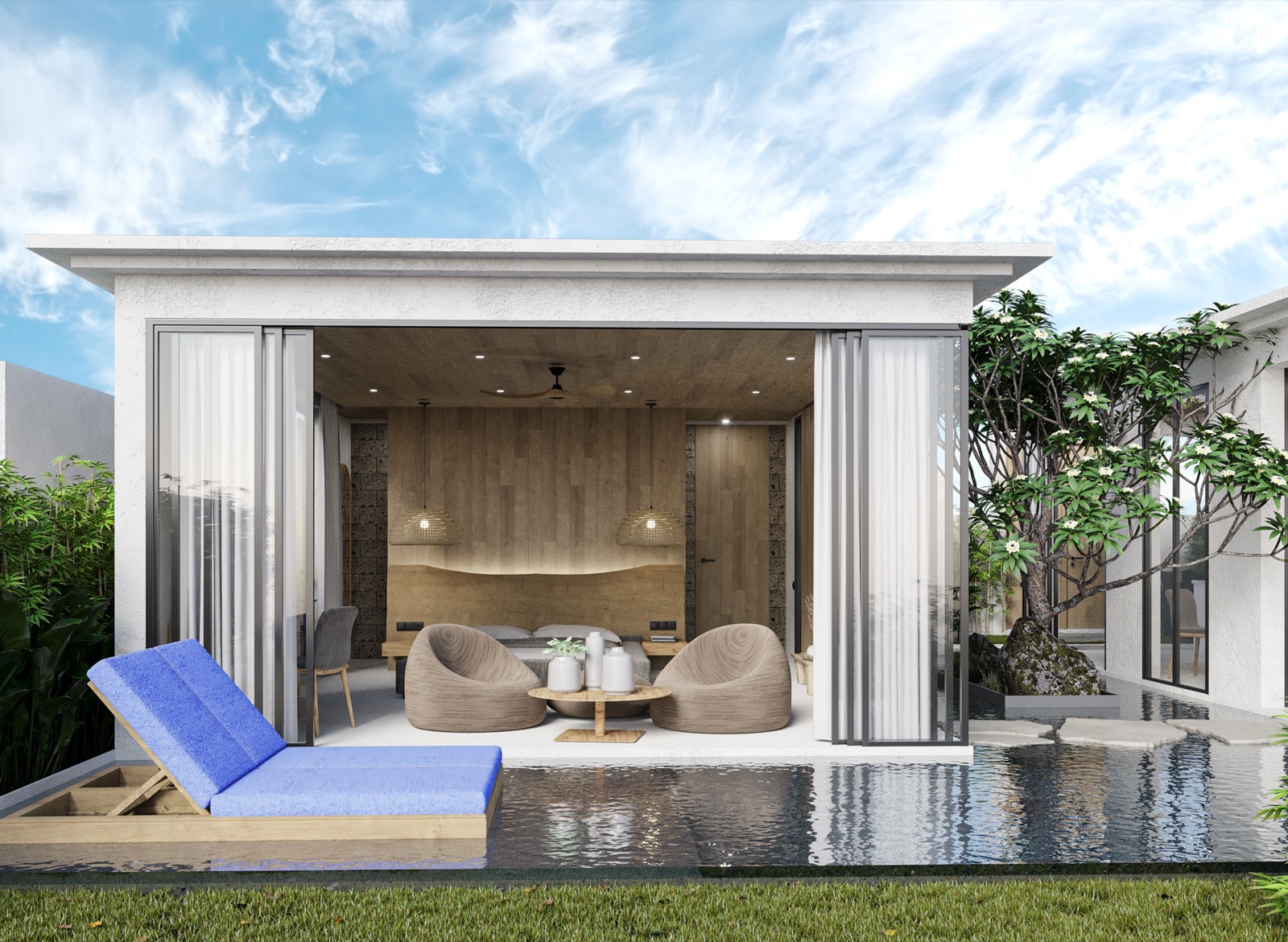 Проектная визуализация Standard Villa Sun Rise с бассейном